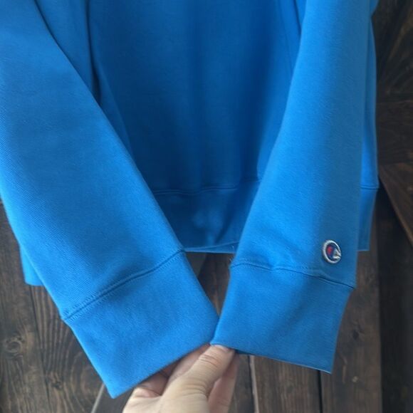 Champion Blue Hoodie for Men - Picture 2 of 10